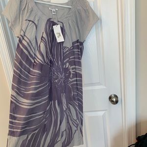 Calvin Klein Grey & Purple dress